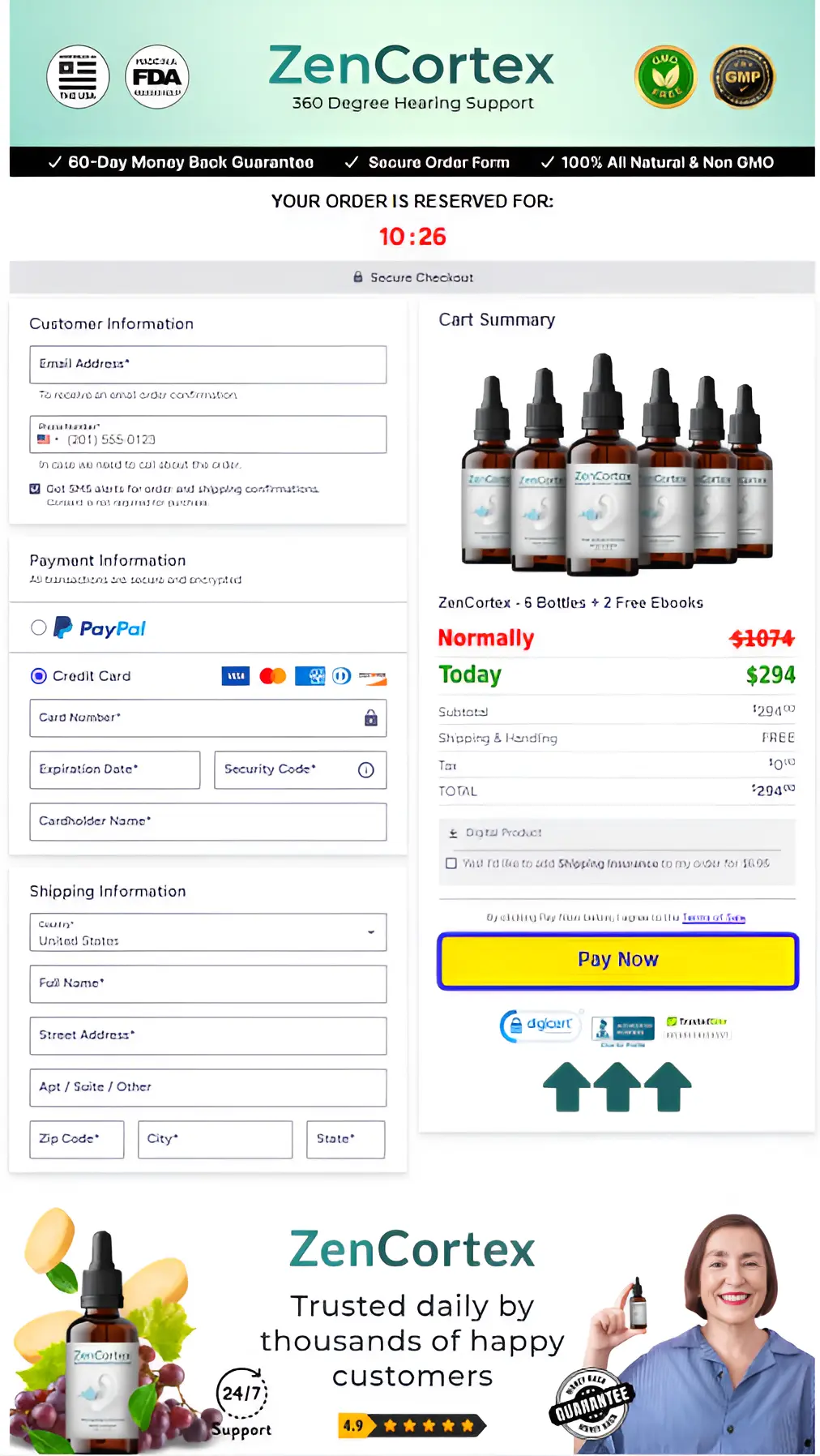 ZenCortex ingredients